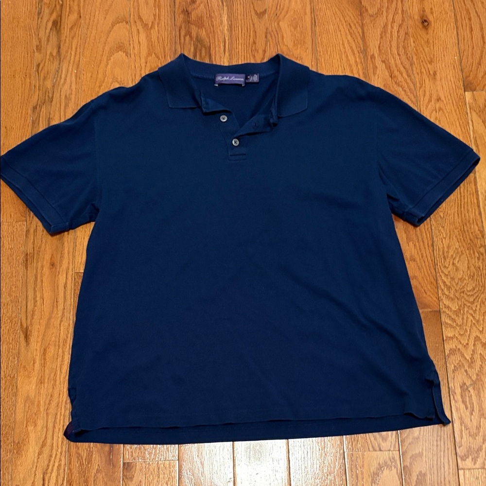 Ralph Lauren Purple Label Men's Navy Polo Shirt